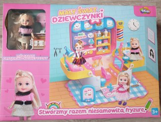 Mały świat dziewczynki Mój Salon 4Kidz Lalka