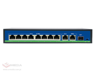 VIDI-F0821GBL Switch 8x PoE 48V 1000Mb/s SFP