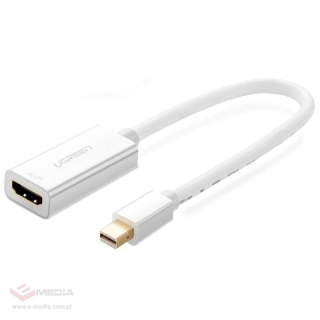 Adapter Ugreen MD112 10460 mini DisplayPort (męski) / HDMI (żeński) FHD 1080p - biały