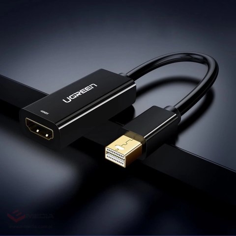 Adapter Ugreen MD112 10460 mini DisplayPort (męski) / HDMI (żeński) FHD 1080p - biały