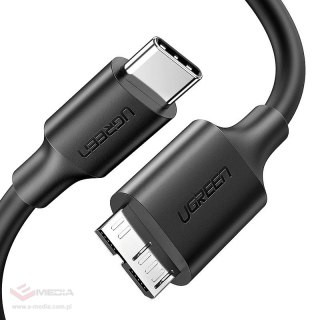 Ugreen kabel przewod USB Typ C - micro USB Typ B SuperSpeed 3.0 1m czarny (US312 20103)