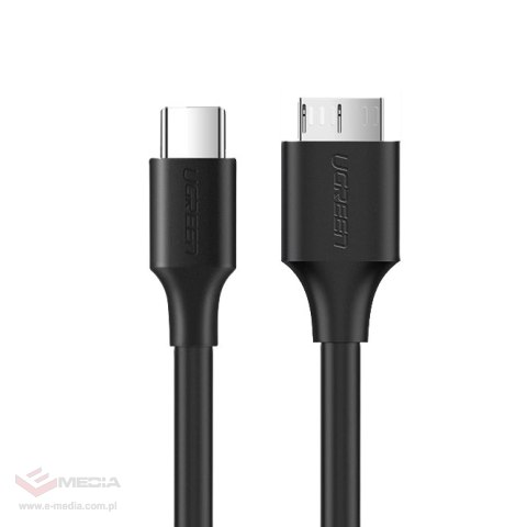 Ugreen kabel przewod USB Typ C - micro USB Typ B SuperSpeed 3.0 1m czarny (US312 20103)