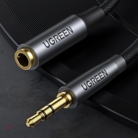 Ugreen AV190 przewód kabel przedłużacz AUX 3.5mm mini jack 1m