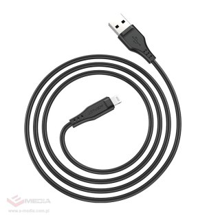 Acefast kabel MFI USB - Lightning 1,2m, 2,4A czarny (C3-02 black)