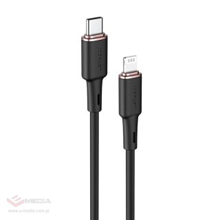 Acefast kabel MFI USB Typ C - Lightning 1,2m, 30W, 3A czarny (C2-01 black)