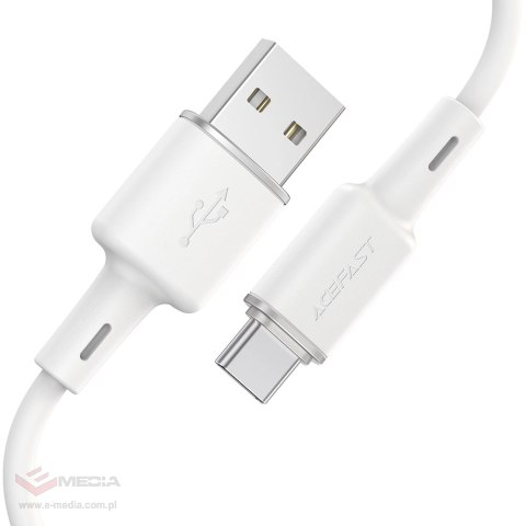 Acefast kabel USB - USB Typ C 1,2m, 3A biały (C2-04 white)