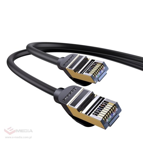 Baseus Speed Seven szybki kabel sieciowy RJ45 10Gbps 20m czarny (WKJS010901)