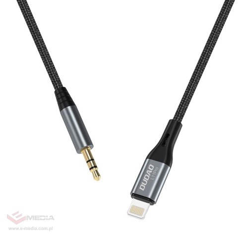 Dudao kabel audio Lightning - mini jack 3.5mm 1m szary (L11PRO)