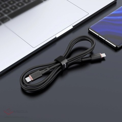 Kabel Acefast C2-03 USB-C - USB-C PD QC 60W 3A 480Mb/s 1,2m - czarny