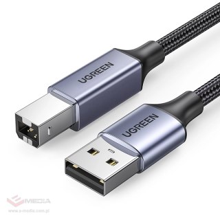 Ugreen kabel USB Typ B do drukarki (męski) - USB 2.0 (męski) 480 Mbps 5 m czarny (US369 90560)