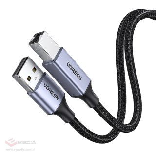 Ugreen kabel USB Typ B do drukarki (męski) - USB 2.0 (męski) 480 Mbps 5 m czarny (US369 90560)