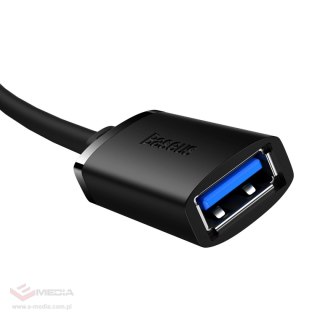 Przedłużacz kabel USB 3.0 2m Baseus AirJoy Series - czarny