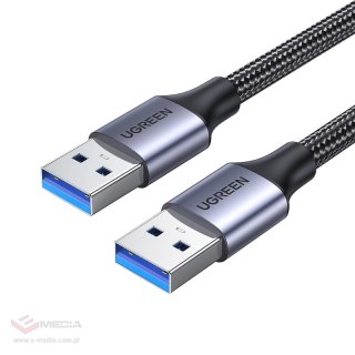 Ugreen kabel przewód USB - USB 3.0 5Gb/s 1m szary (US373)