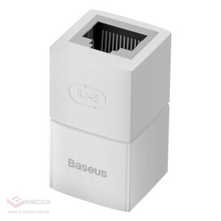 Złączka sieciowa łącznik kabli Ethernet RJ-45 Baseus AirJoy Series 10 szt. - biała