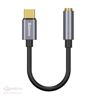 Adapter Baseus L54 do słuchawek USB-C / mini jack 3.5mm DAC 24 bit 48 KHz - szary