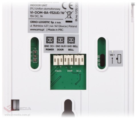 DOMOFON OR-DOM-BA-932/W Vibell