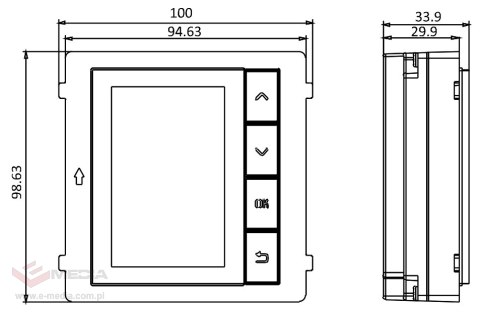 MODUŁ WYŚWIETLACZA DS-KD-DIS Hikvision