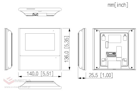 PANEL WEWNĘTRZNY VTH2611L-WP Wi-Fi / IP DAHUA