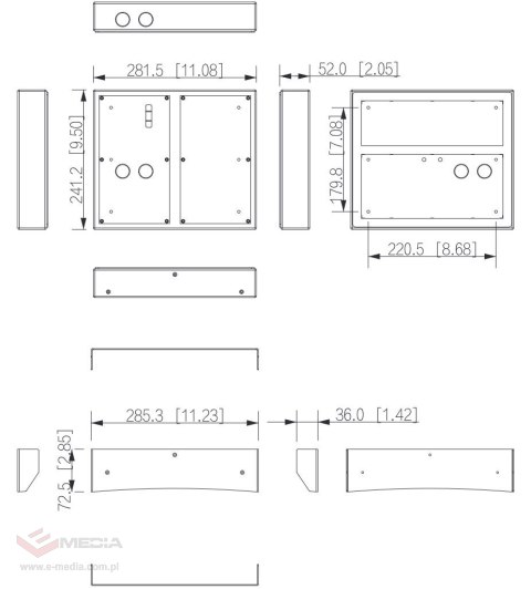 OBUDOWA NATYNKOWA VTM54R4 DAHUA