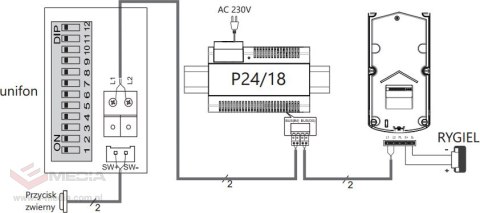 Unifon głosnomówiacy VIDOS DUO U1011