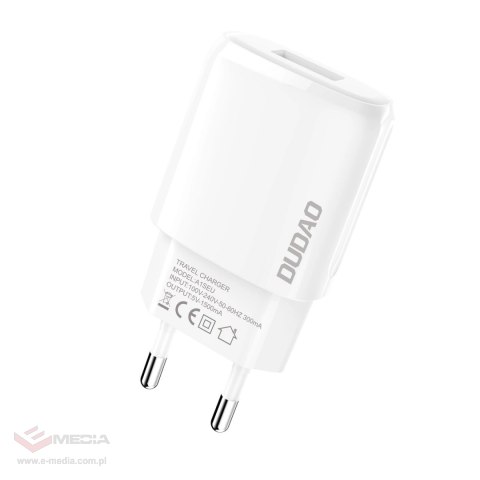 Dudao ładowarka sieciowa USB-A 7.5W + kabel USB-A - Lightning 1m biały (A1sEU)