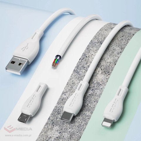 Dudao ładowarka sieciowa USB-A 7.5W + kabel USB-A - Lightning 1m biały (A1sEU)