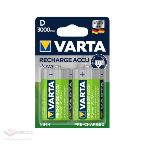 Akumulator VARTA R20 NiMh 3000mAh 2szt./blist.