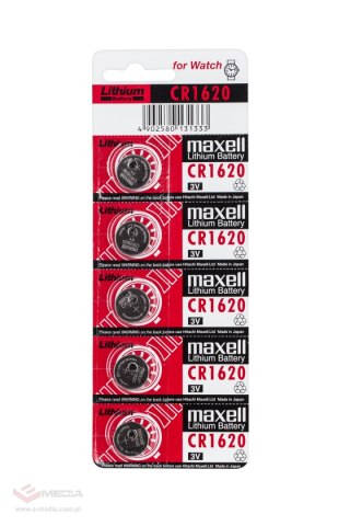 Bateria MAXELL CR1620 5szt./blist.