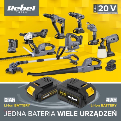 Ładowarka akumulatora 20V 2Ah/4Ah Rebel Tools