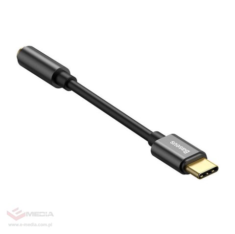 Adapter audio Baseus L54 USB-C + mini jack 3,5mm (czarny)