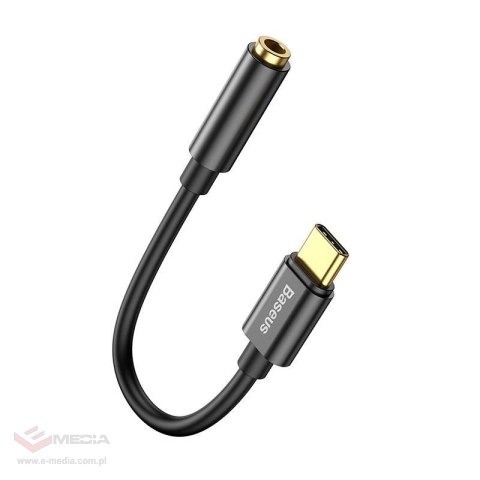 Adapter audio Baseus L54 USB-C + mini jack 3,5mm (czarny)