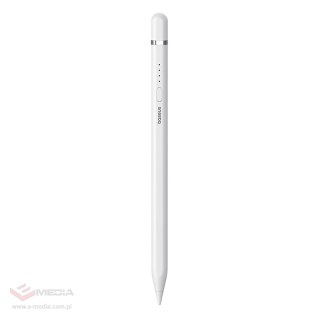 Aktywny rysik Baseus Smooth Writing Series z ładowaniem bezprzewodowym, USB-C (Biały)