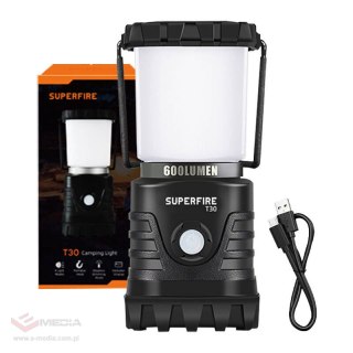 Lampa kempingowa Superfire T30, 600lm, USB