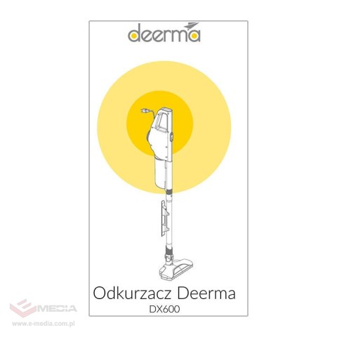 Odkurzacz pionowy Deerma DX600 (czarny)