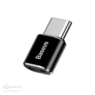 Adapter Baseus Micro USB do USB Type-C - czarny