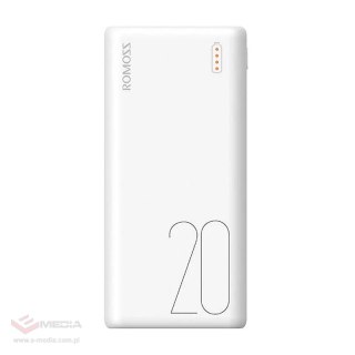 Powerbank Romoss Simple 20, 20000mAh (biały)