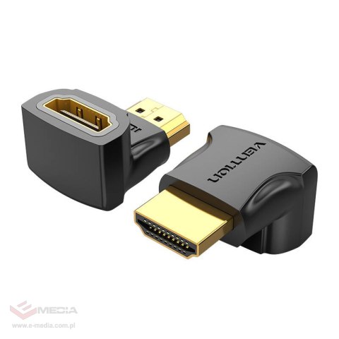 Adapter HDMI 90° Vention AIOB0-2, 4K 60Hz, 2 sztuki (czarny)