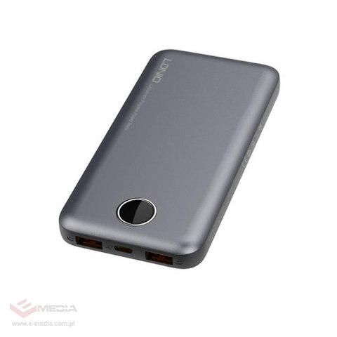 Powerbank LDNIO Ultra Slim P10, 10000mAh (szary)