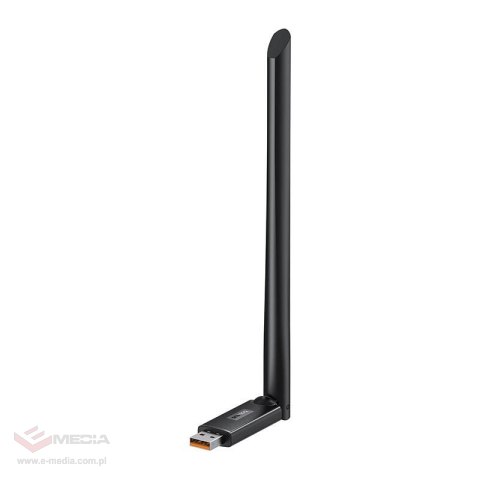 Adapter WiFi z anteną Baseus FastJoy 300Mbps (czarny)