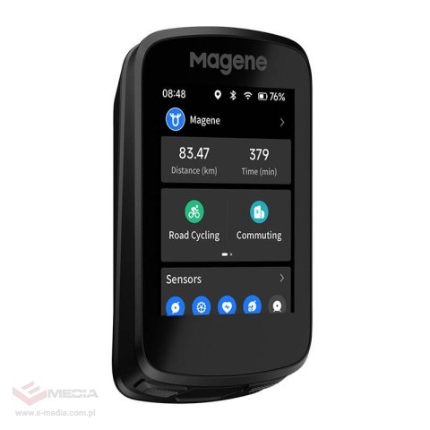 Komputer rowerowy Magene C606, ekran dotykoway, GPS, aplikacja