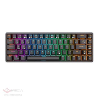 Bezprzewodowa klawiatura mechaniczna Royal Kludge RK837 RGB, Brown switch (czarna)