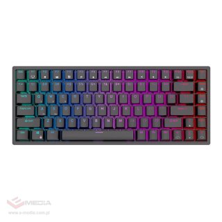 Bezprzewodowa klawiatura mechaniczna Royal Kludge RK84 RGB, Brown switch (czarna)