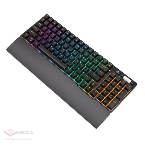 Bezprzewodowa klawiatura mechaniczna Royal Kludge RK96 RGB, Brown switch (czarna)