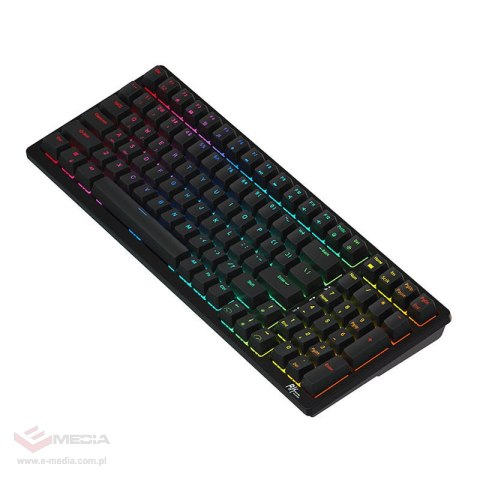 Bezprzewodowa klawiatura mechaniczna Royal Kludge RK98 RGB, Red switch (czarna)