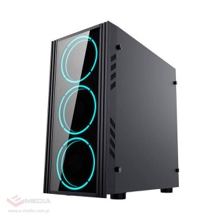 Obudowa komputerowa Aigo Black Technology Mini Micro-ATX (czarna)