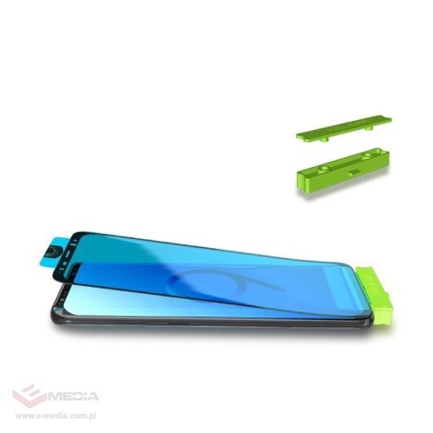 3D Edge Nano Flexi Glass folia szklana szkło hartowane na cały ekran z ramką Samsung Galaxy S21+ 5G (S21 Plus 5G) czarny