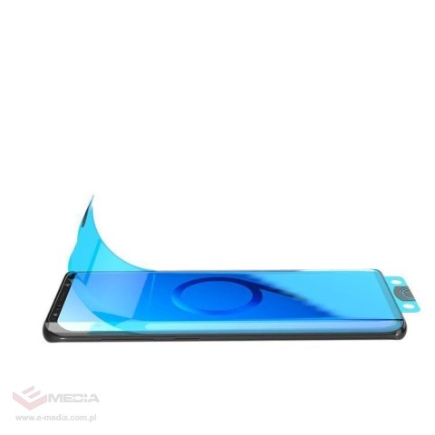 3D Edge Nano Flexi Glass folia szklana szkło hartowane na cały ekran z ramką Samsung Galaxy S21+ 5G (S21 Plus 5G) czarny