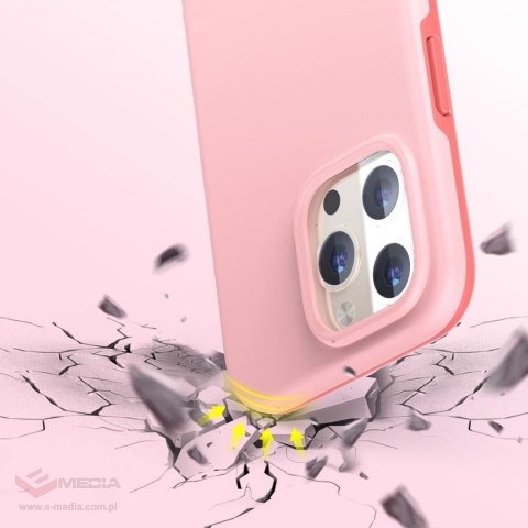 Choetech MFM Anti-drop case etui Made For MagSafe do iPhone 13 Pro Max różowy (PC0114-MFM-PK)