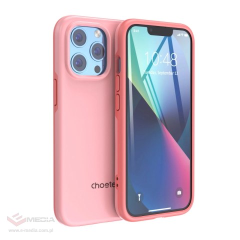 Choetech MFM Anti-drop case etui Made For MagSafe do iPhone 13 Pro Max różowy (PC0114-MFM-PK)