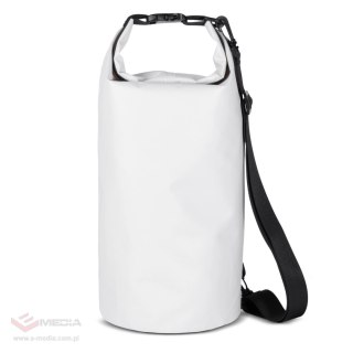 Wodoodporny worek plecak PVC 10l - biały